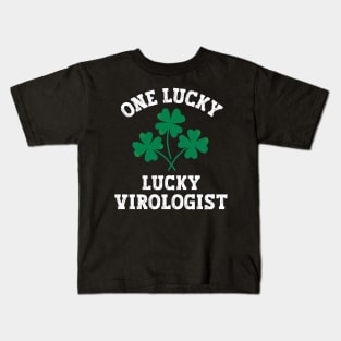 One lucky virologist Kids T-Shirt